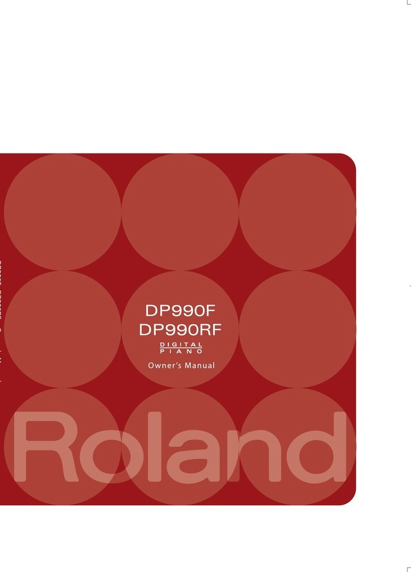 Roland DP-990F User manual