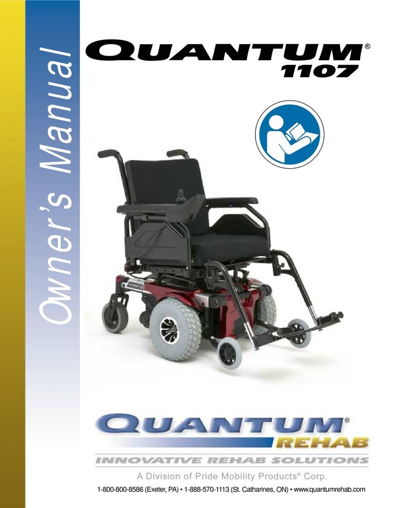 Pride Mobility Quantum Dynamo 1107 User manual