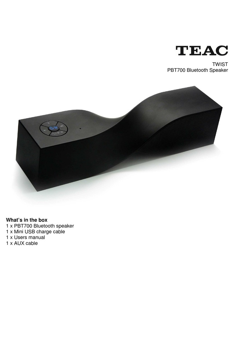 Teac PBT700 TWIST user manual