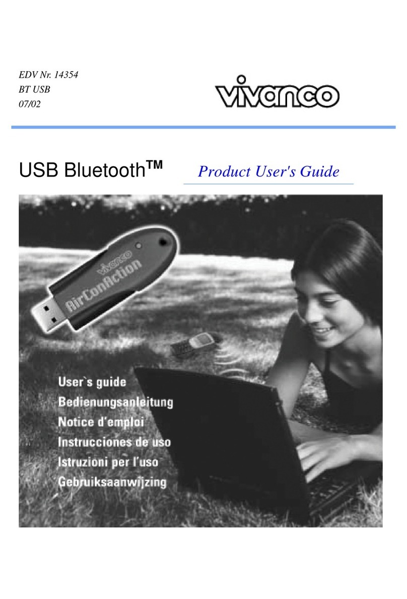 Vivanco USB Bluetooth user guide