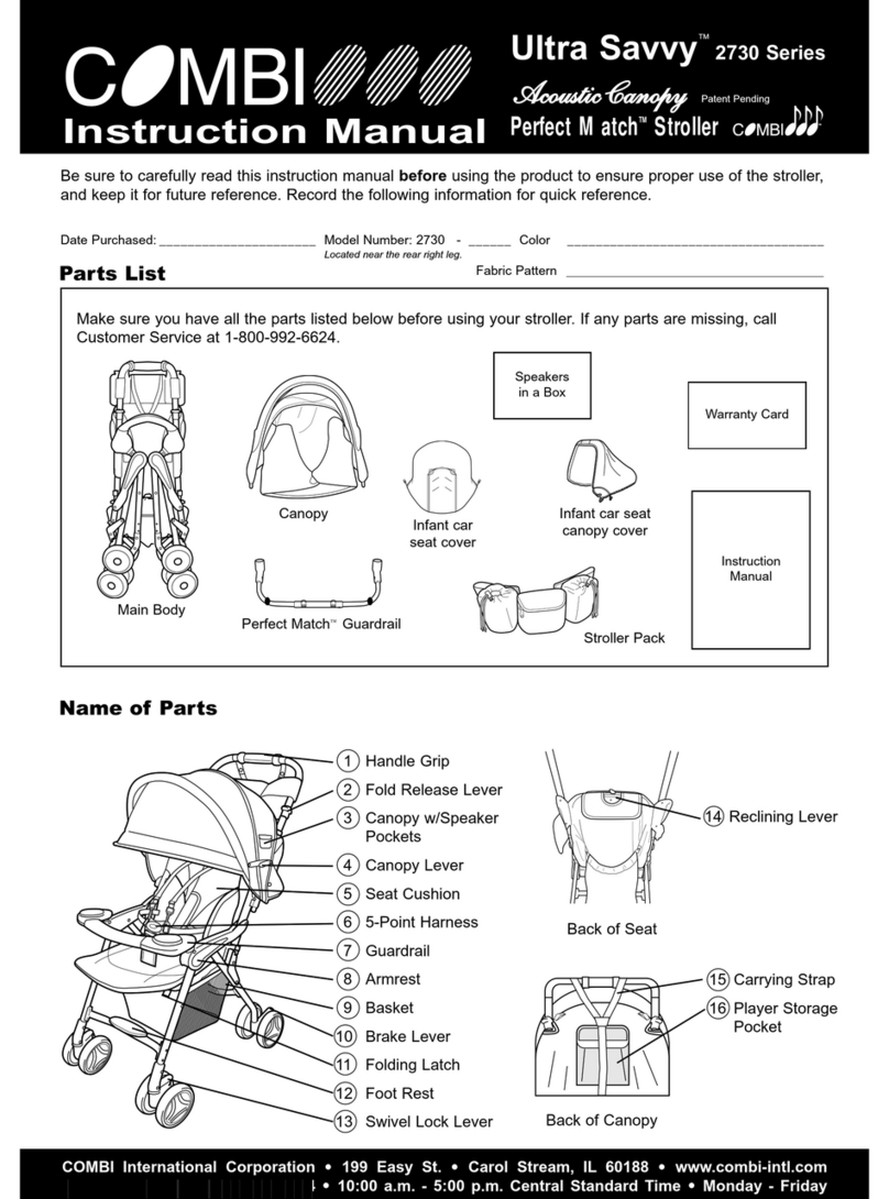 Combi Ultra Savvy 2730 Series User manual