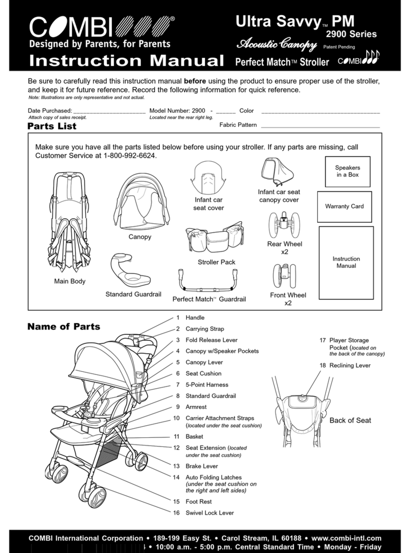 Combi Ultra Savvy PM 2900 Series User manual