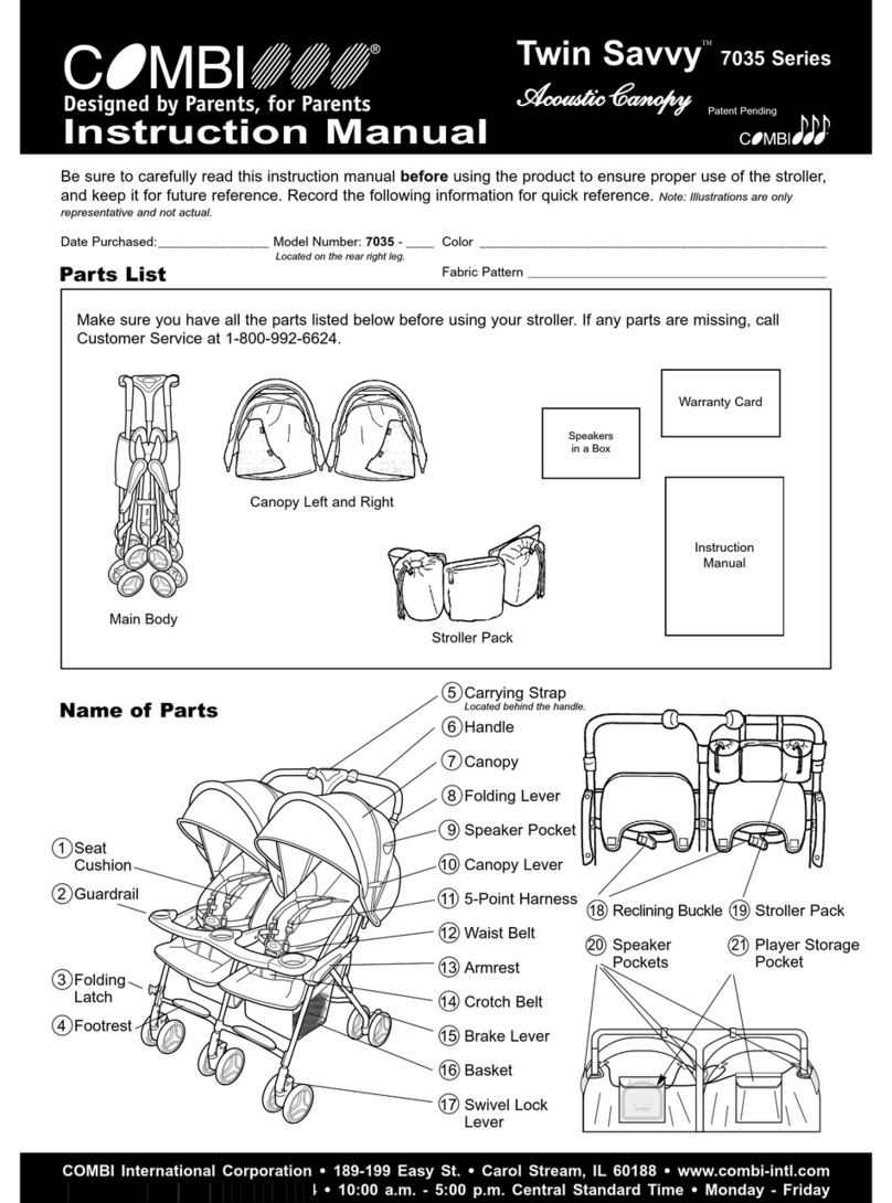 Combi Twin Savvy 7035 Series User manual