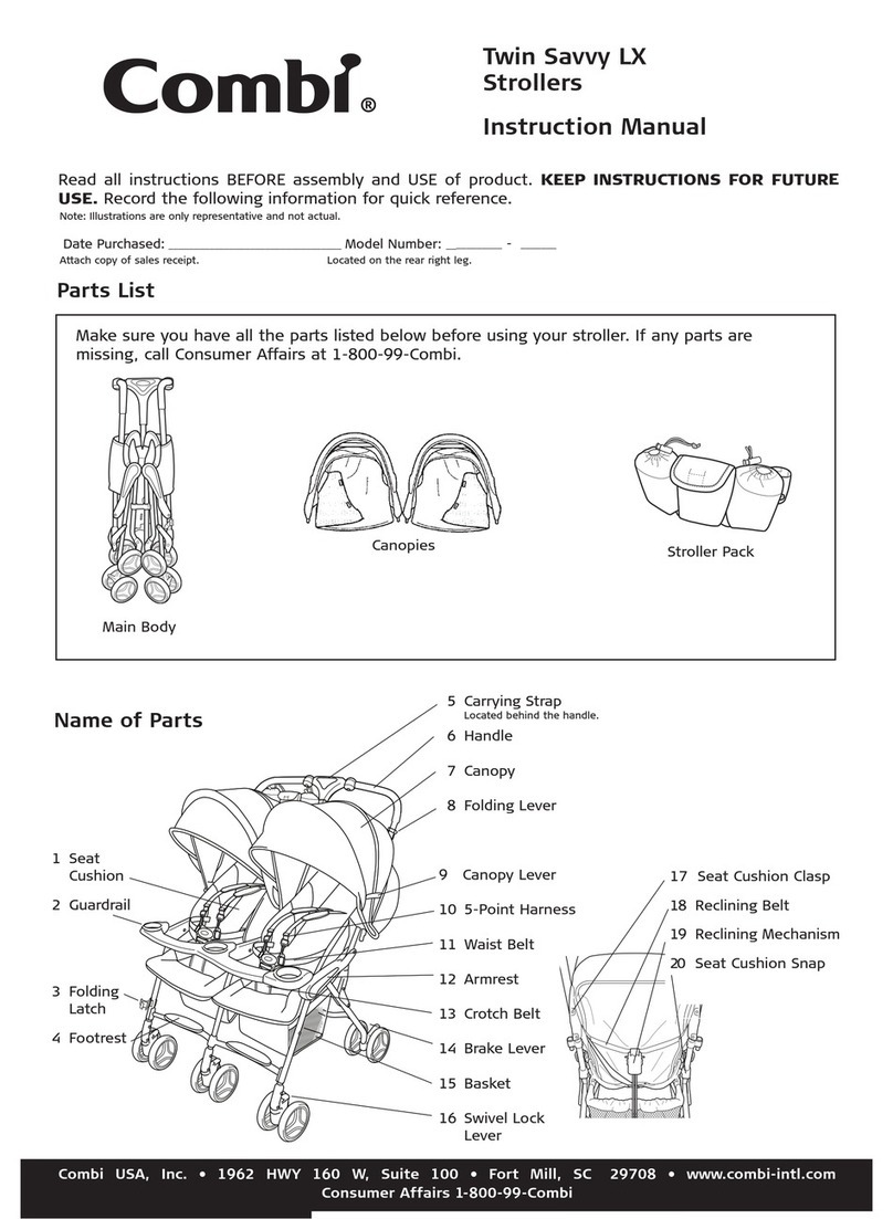 Combi Twin Savvy LX User manual