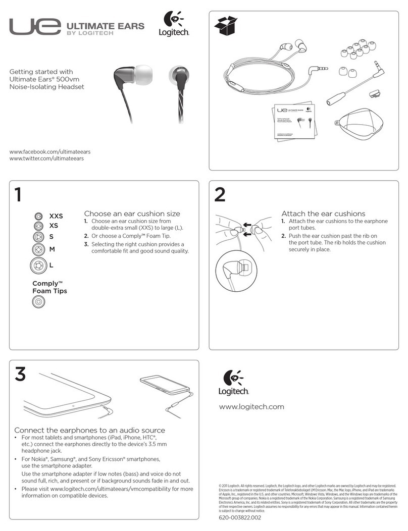 Logitech 500vm User manual