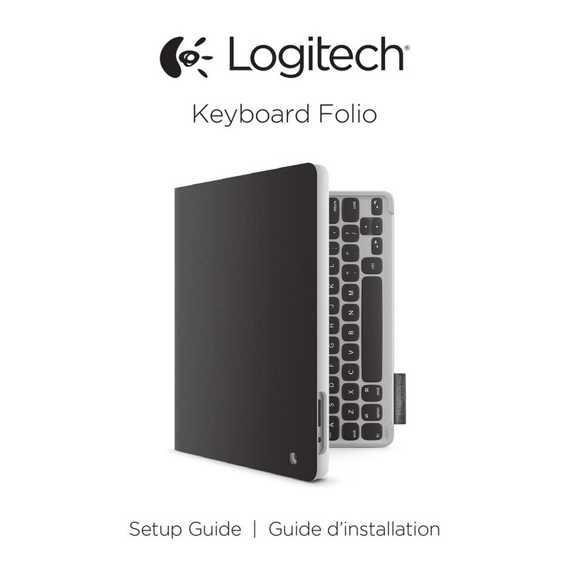 Logitech Keyboard Folio Setup guide
