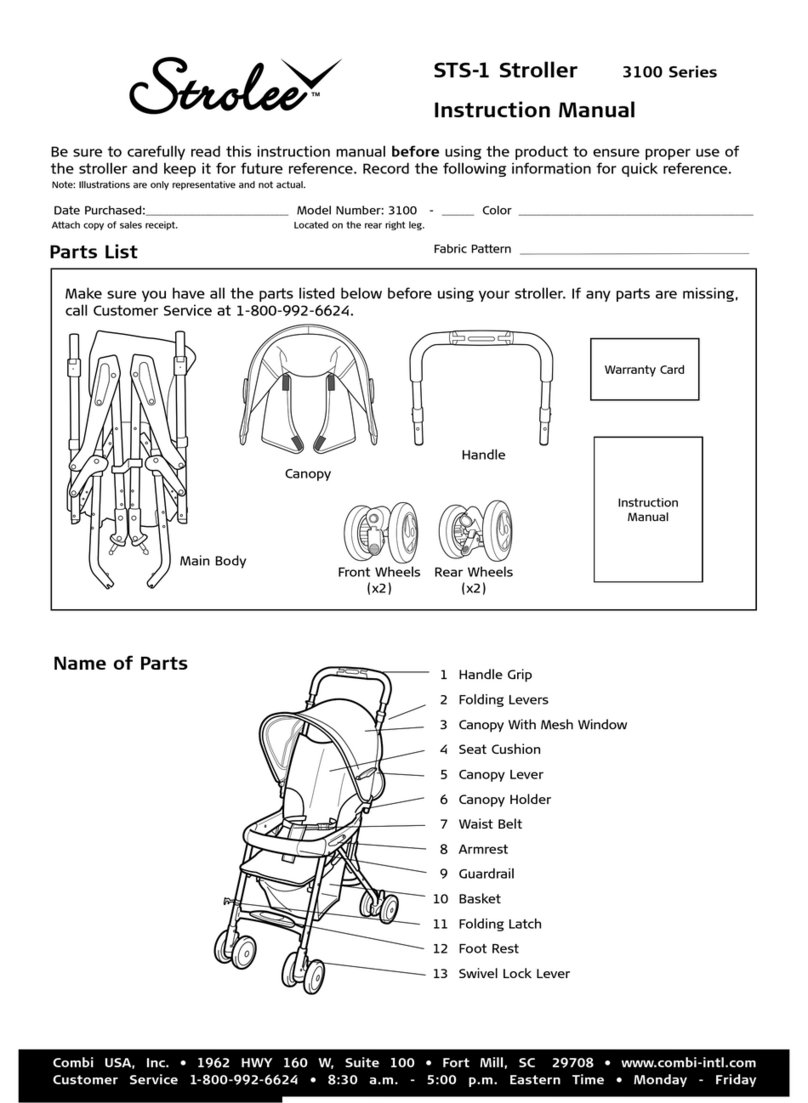 Combi Strolee STS-1 3100 Series User manual