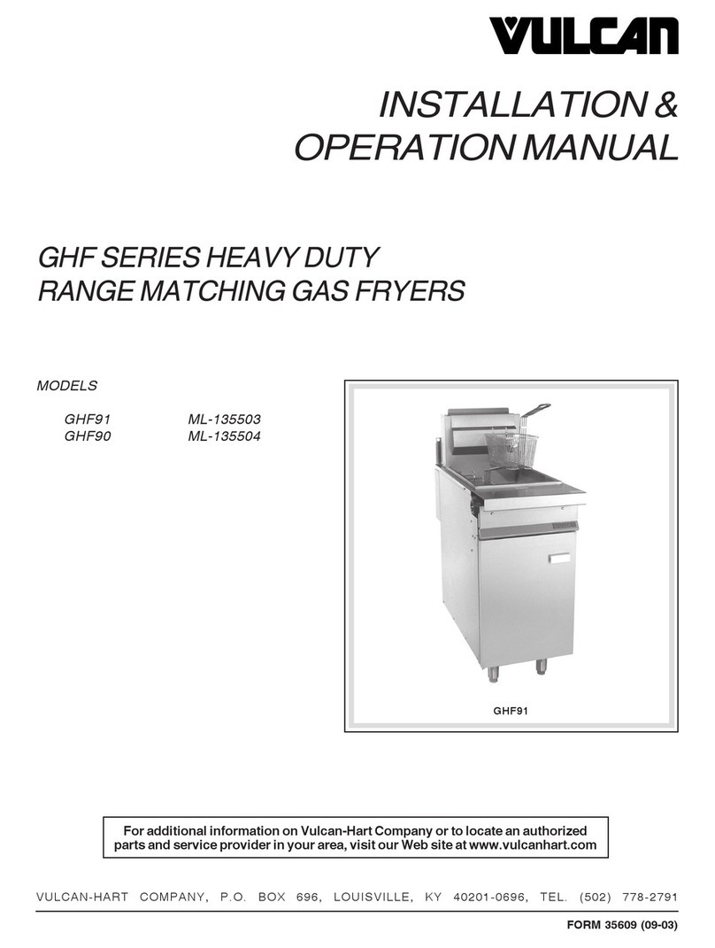 Vulcan-Hart GHF90 User manual