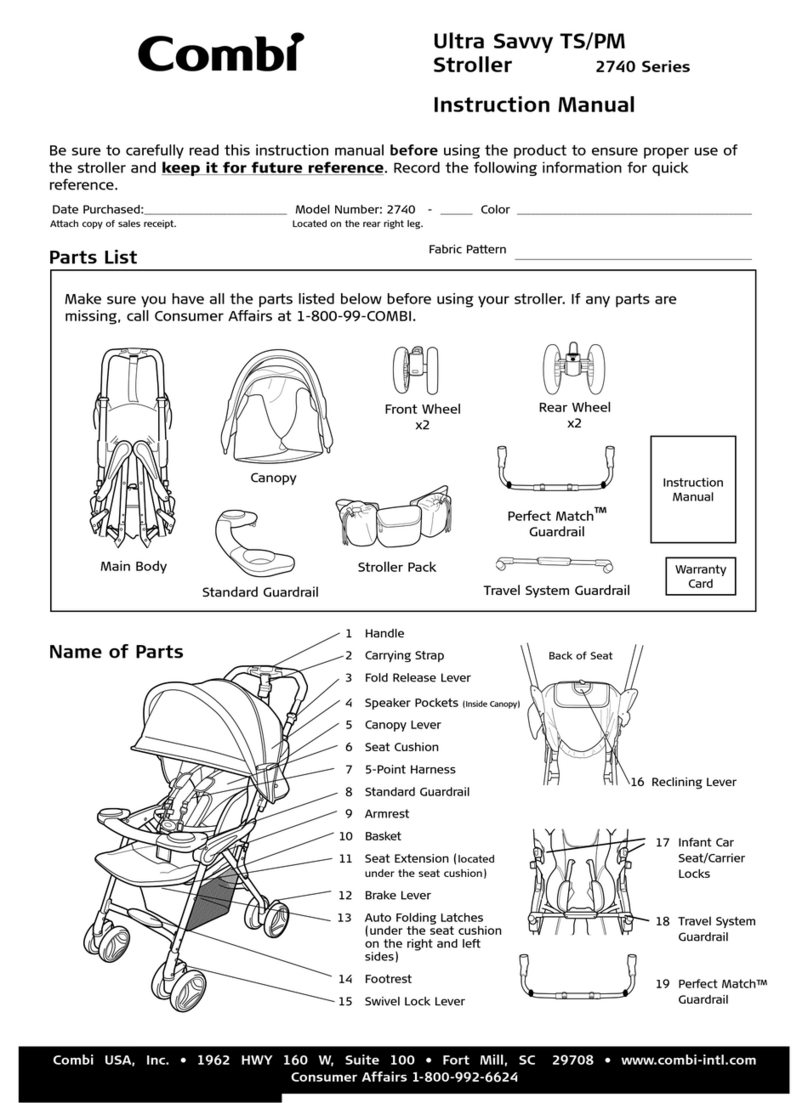 Combi Ultra Savvy TS instruction manual
