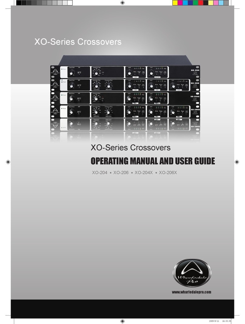 Wharfedale Pro XO-204 Operating manual and user guide