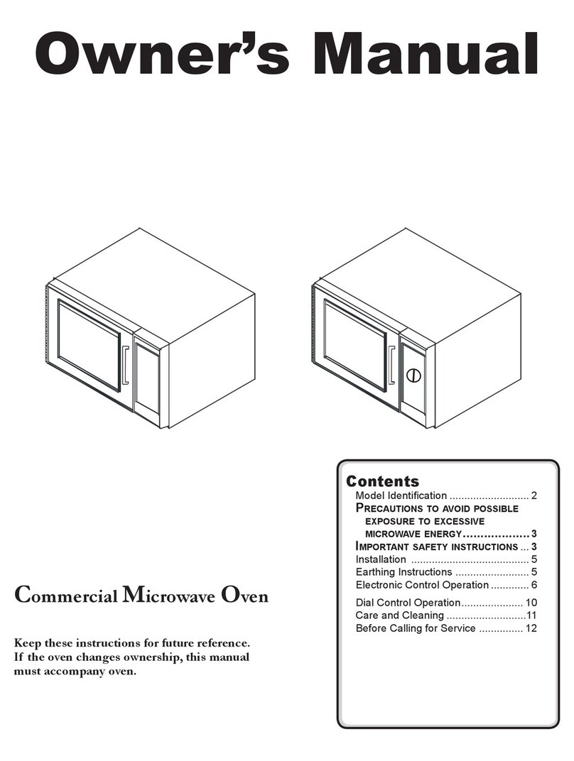 ACP Microwave Oven User manual