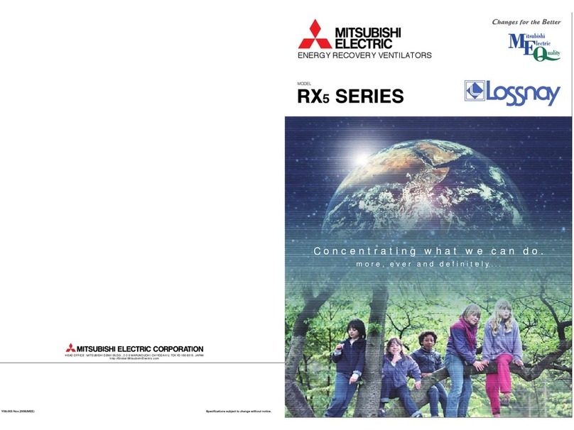 Mitsubishi Electric Lossnay LGH-15RX5-E Brochure & specs