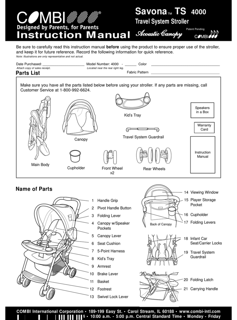 Combi Savona TS 4000 User manual