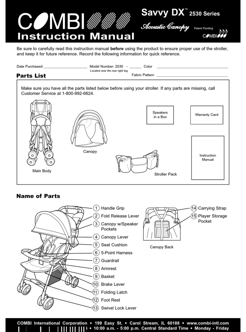 Combi Savvy DX 2530 Series User manual