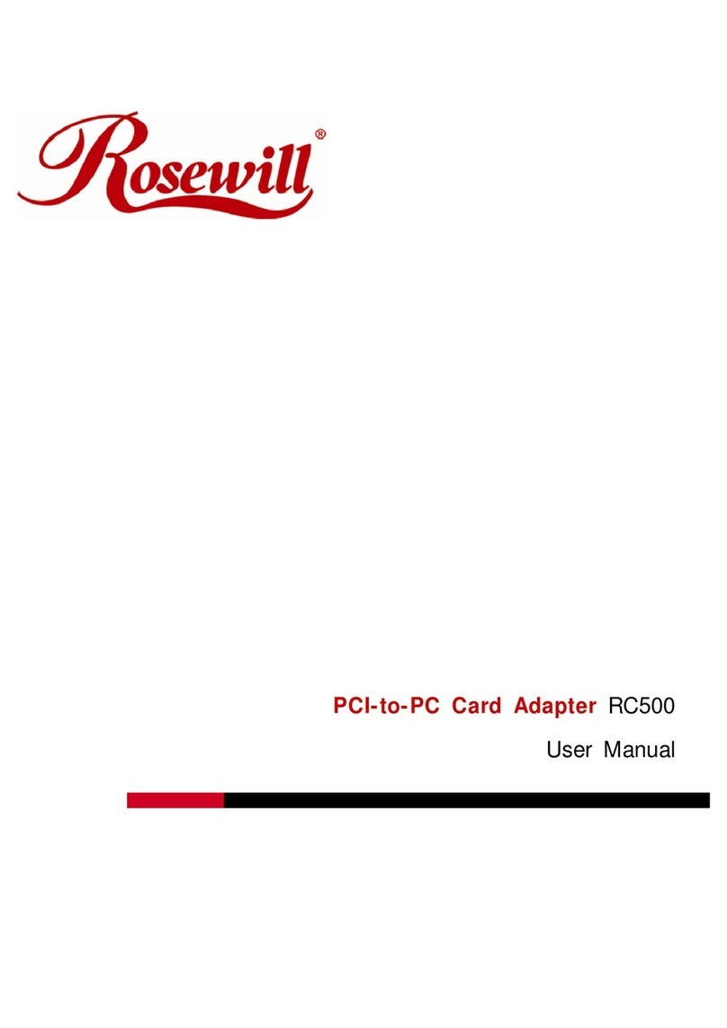 Rosewill RC500 User manual Rosewill RC500 User manual