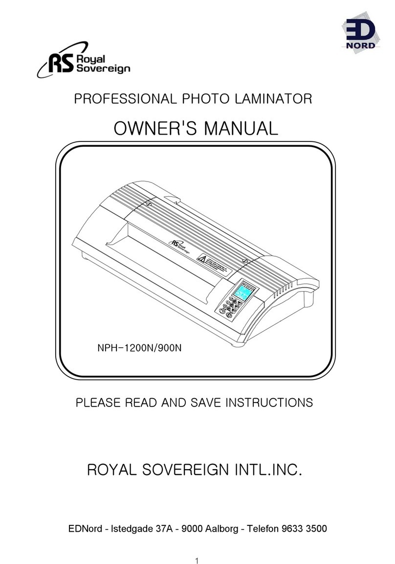 Royal Sovereign NPH-900N owner's manual