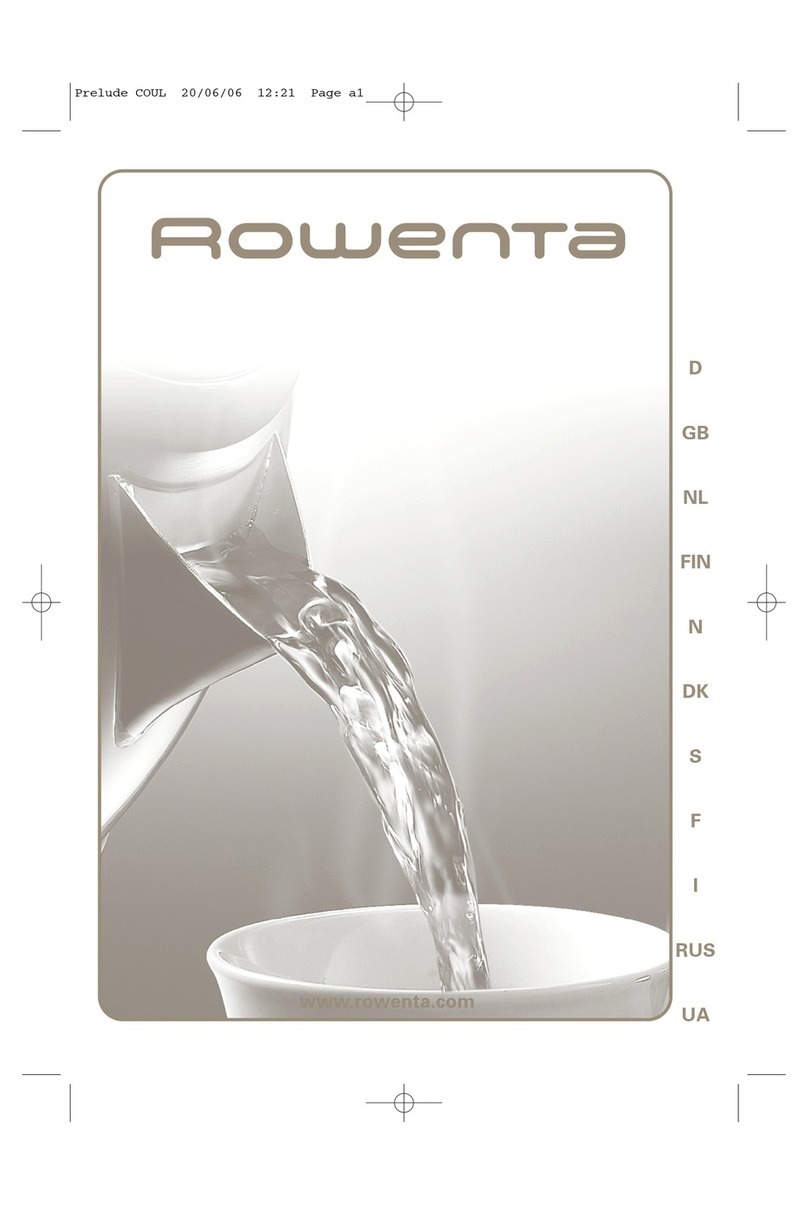 Rowenta BV 500944 User manual