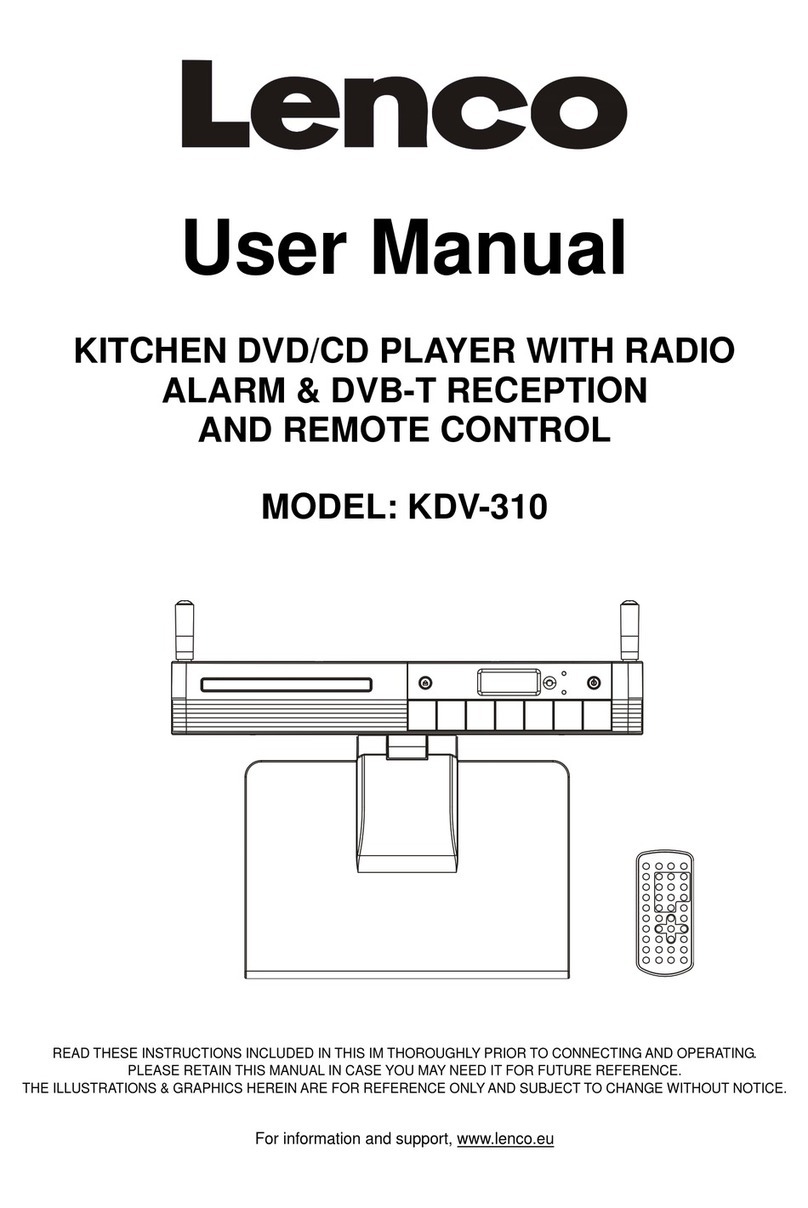 LENCO KDV-310 User manual LENCO KDV-310 User manual