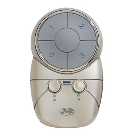 Hunter Universal Fan and Light Remote Control Instruction manual