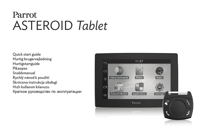 Parrot ASTEROID Tablet User manual