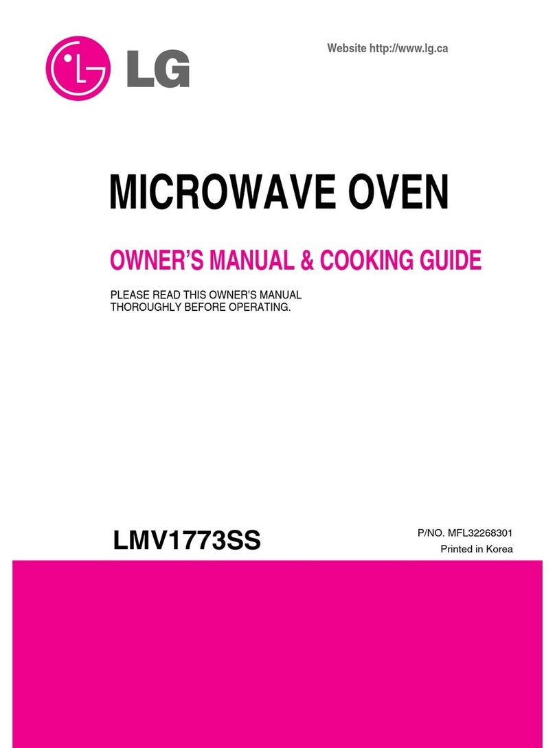 LG LMV1773SS Use and care manual