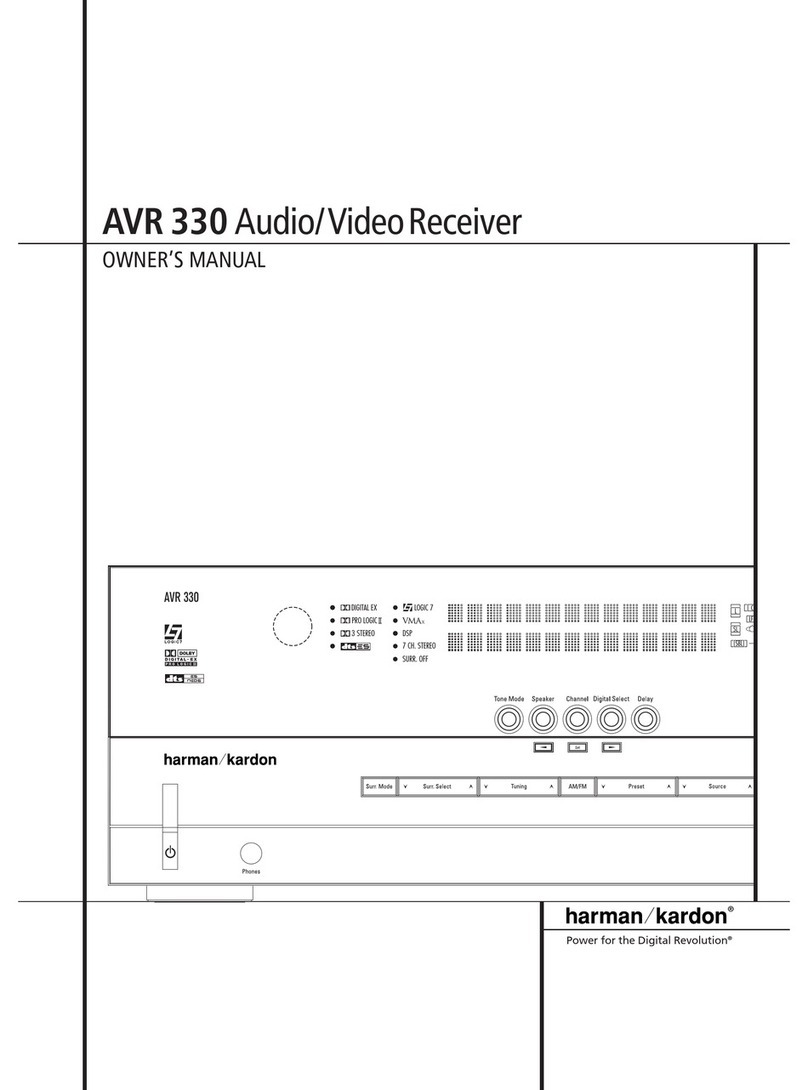 Harman Kardon NOCTURNE 330 User manual Harman Kardon NOCTURNE 330 User manual