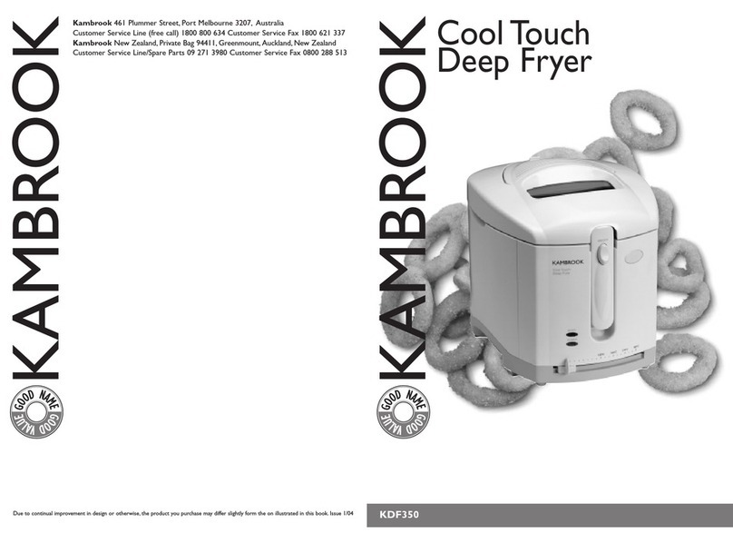 Kambrook KDF350 operating instructions