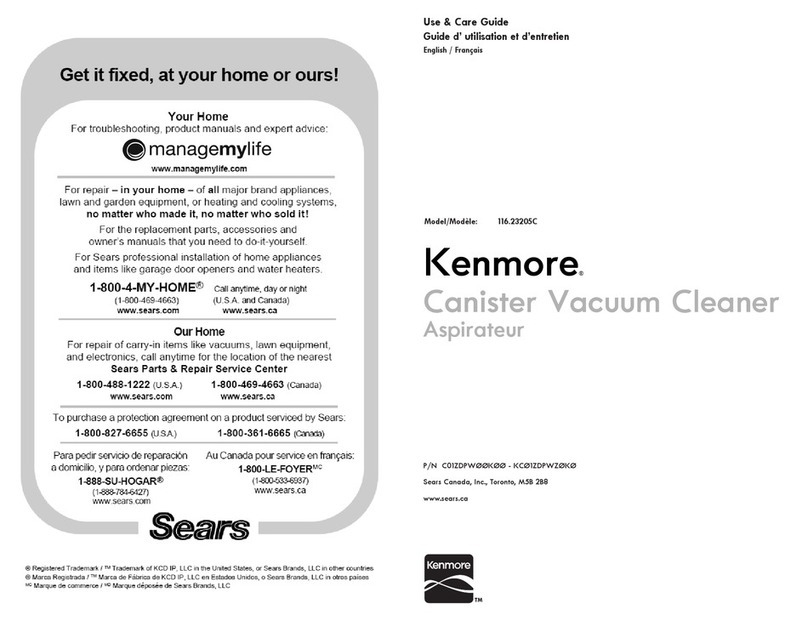 Kenmore 116.23205C User manual