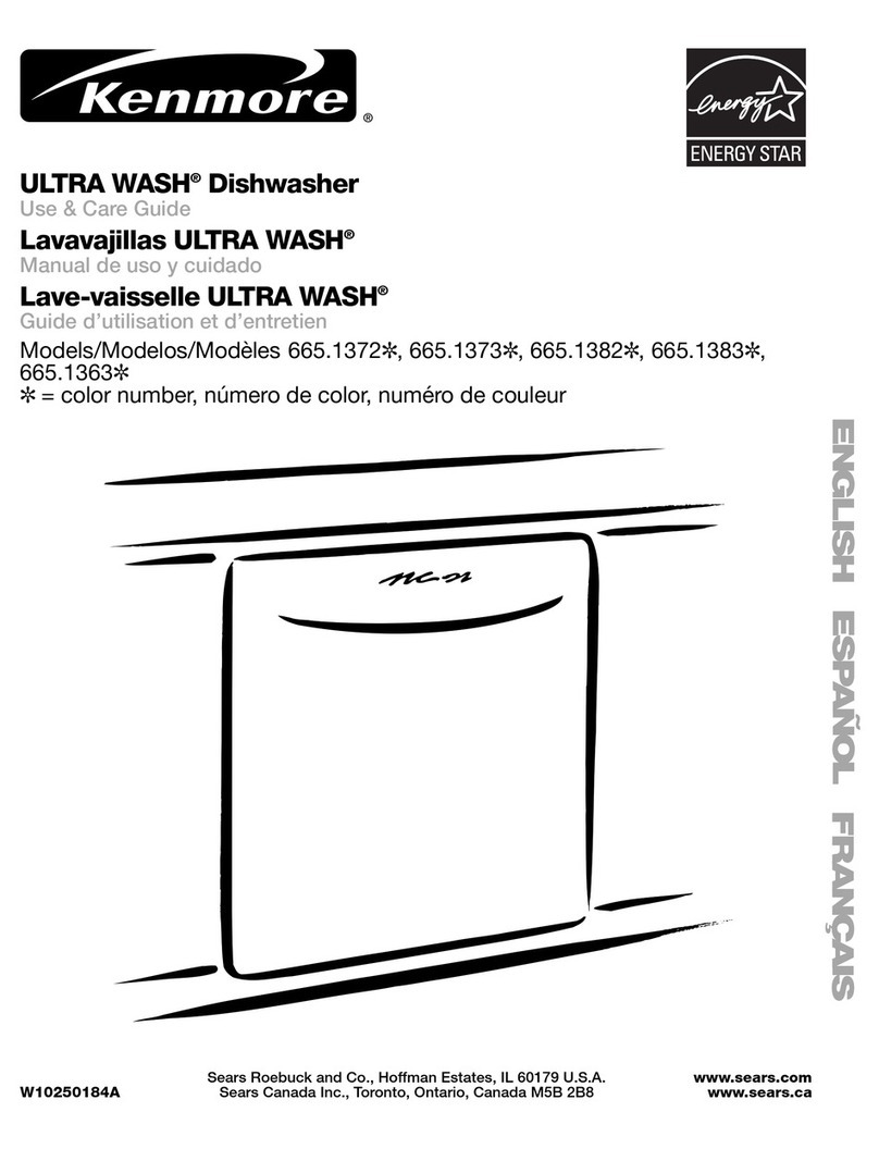 Kenmore 665.1372 User manual