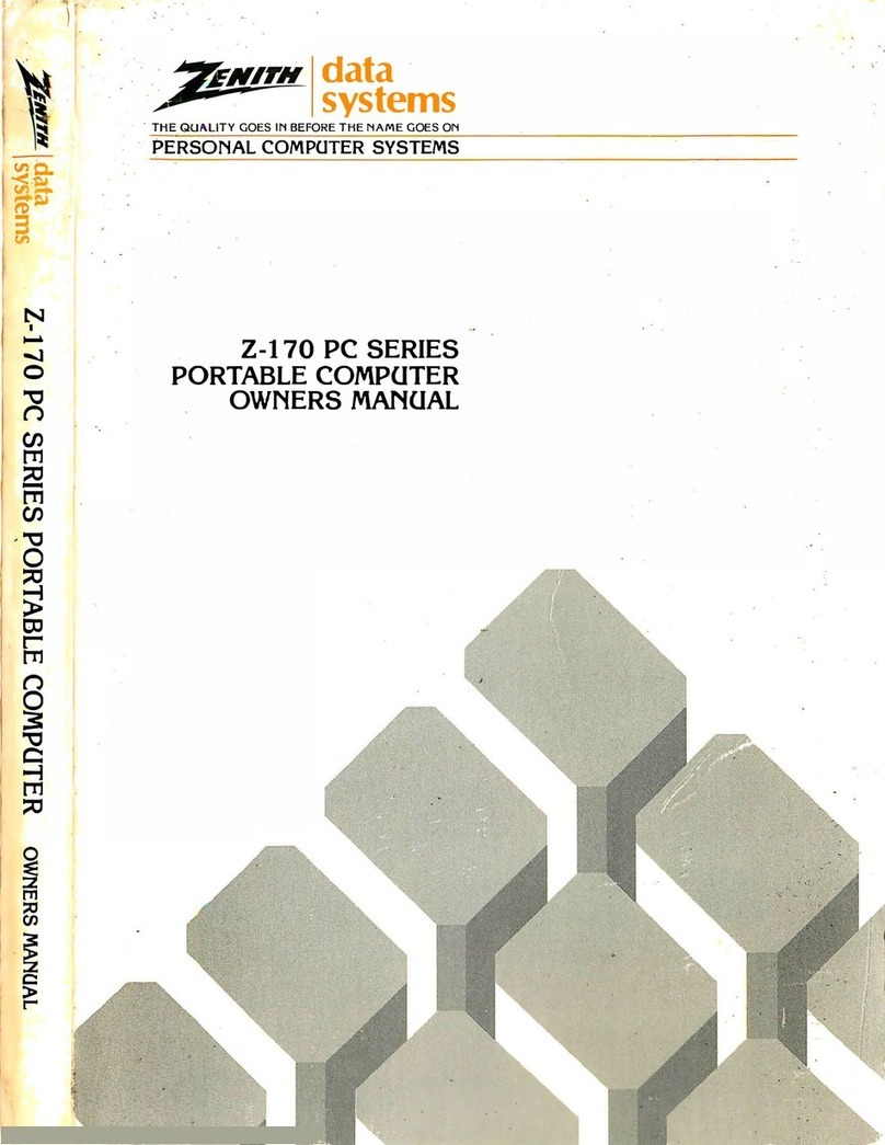 Zenith Z-170 owner's manual