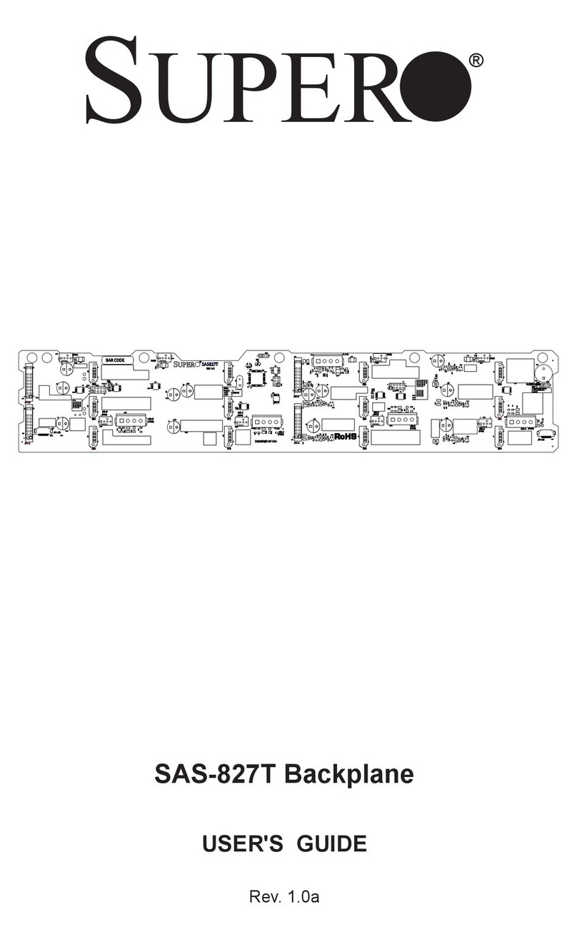 Supermicro Supero SAS-827T User manual
