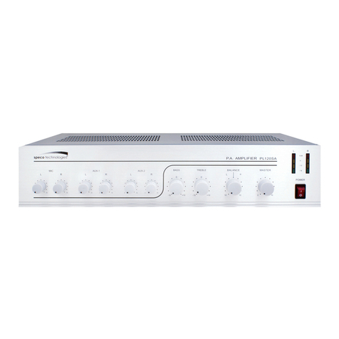 Speco PL-60 SA User manual
