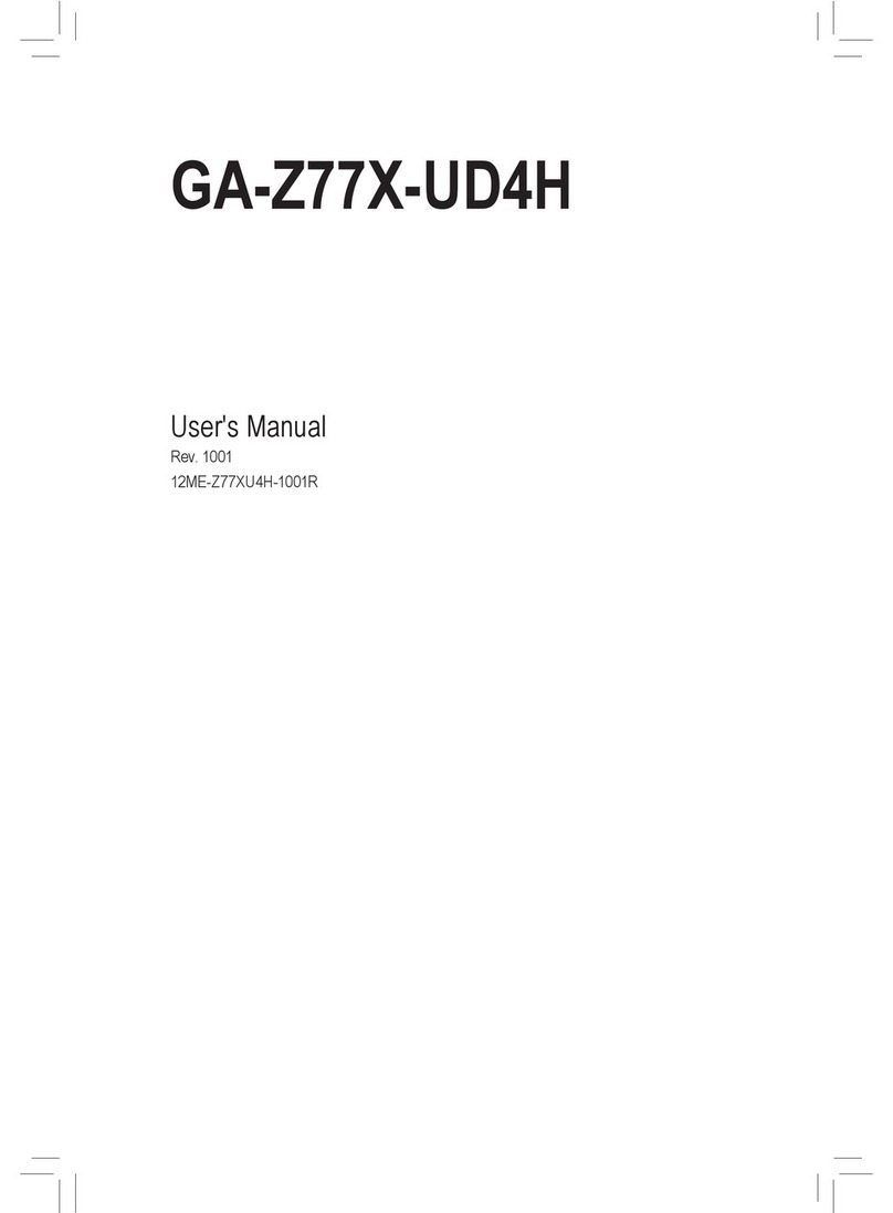 Gigabyte GA-Z77X-UD4H user manual