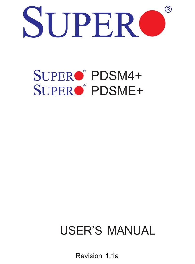 Supero PDSM4+ user manual