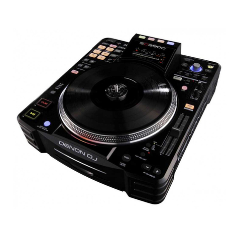 Denon DN-SC3900 User manual Denon DN-SC3900 User manual