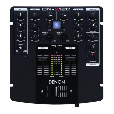 Denon DN-X1 20 owner's manual