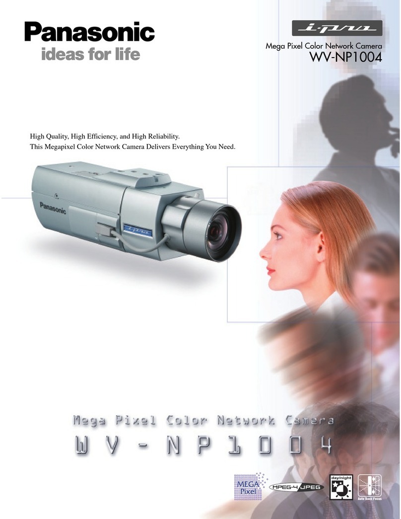 Panasonic i-pro WV-NP1004 User manual