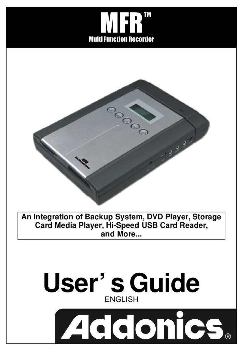 Addonics Technologies MFR User manual