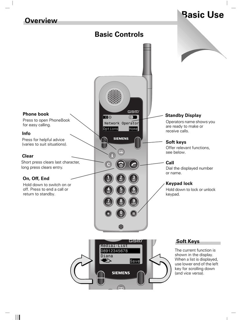 Siemens S6 User manual
