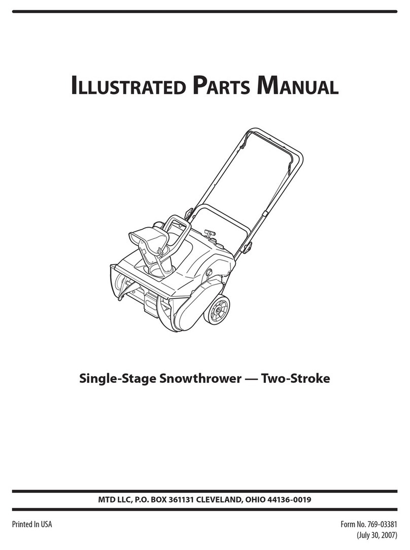 MTD Series 200 User manual