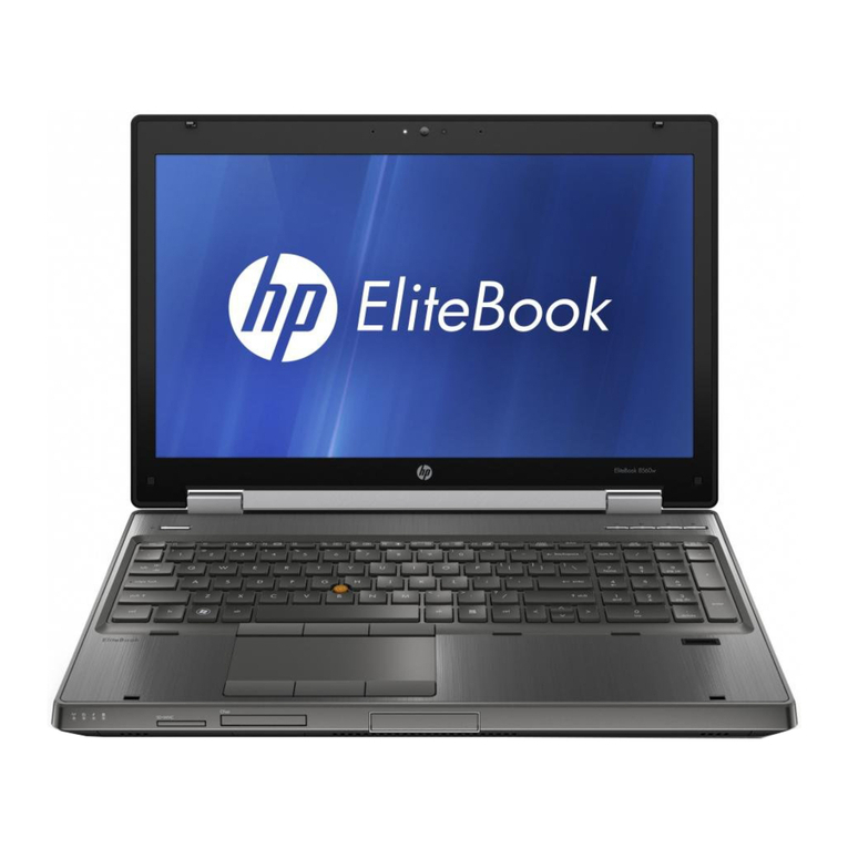 HP Elitebook 8560W Manual HP Elitebook 8560W Manual