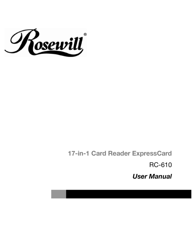 Rosewill RC-610 User manual