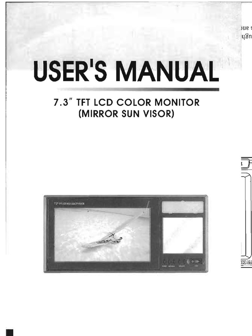 Farenheit 7.3" TFT LCD Color Monitor user manual