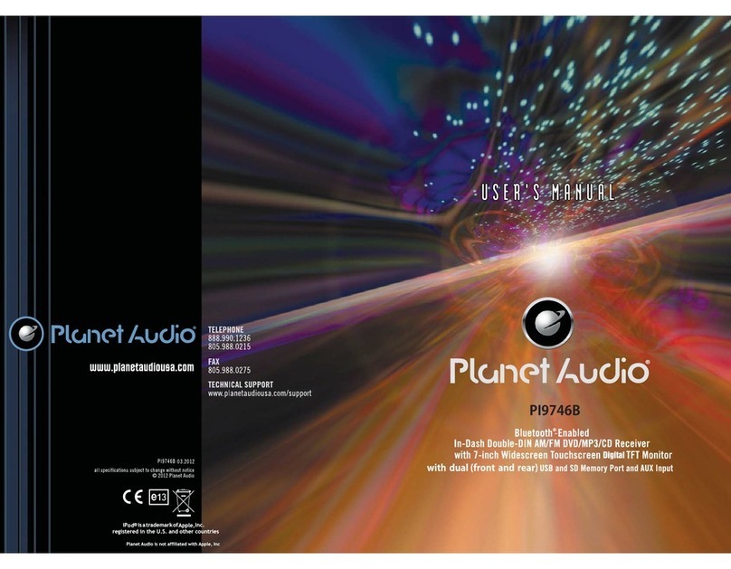 Planet Audio PI9746B user manual