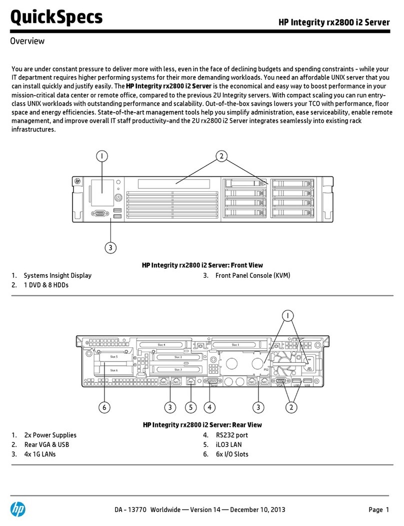 HP Integrity rx2800 - i2 Quickspecs