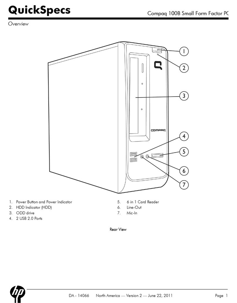 HP Compaq 100B User instructions
