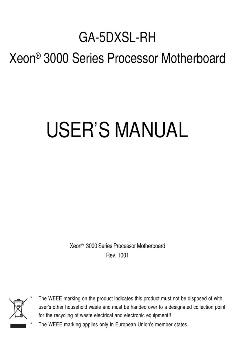 Gigabyte GA-5DXSL-RH user manual