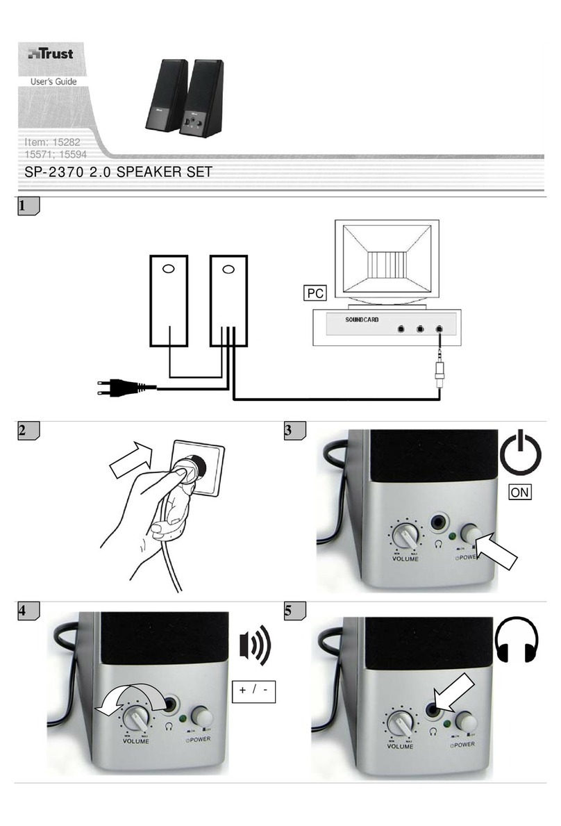 Trust SP-2370 User manual Trust SP-2370 User manual