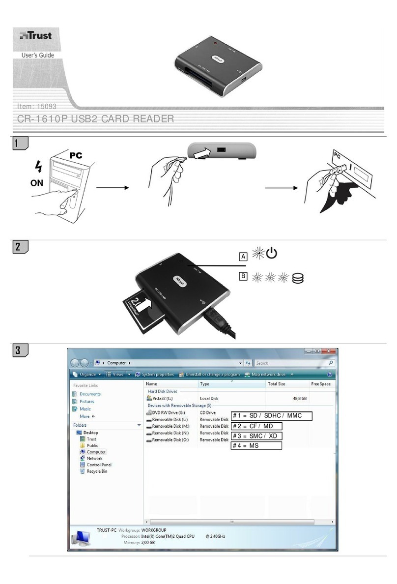 Trust CR-1610P User manual