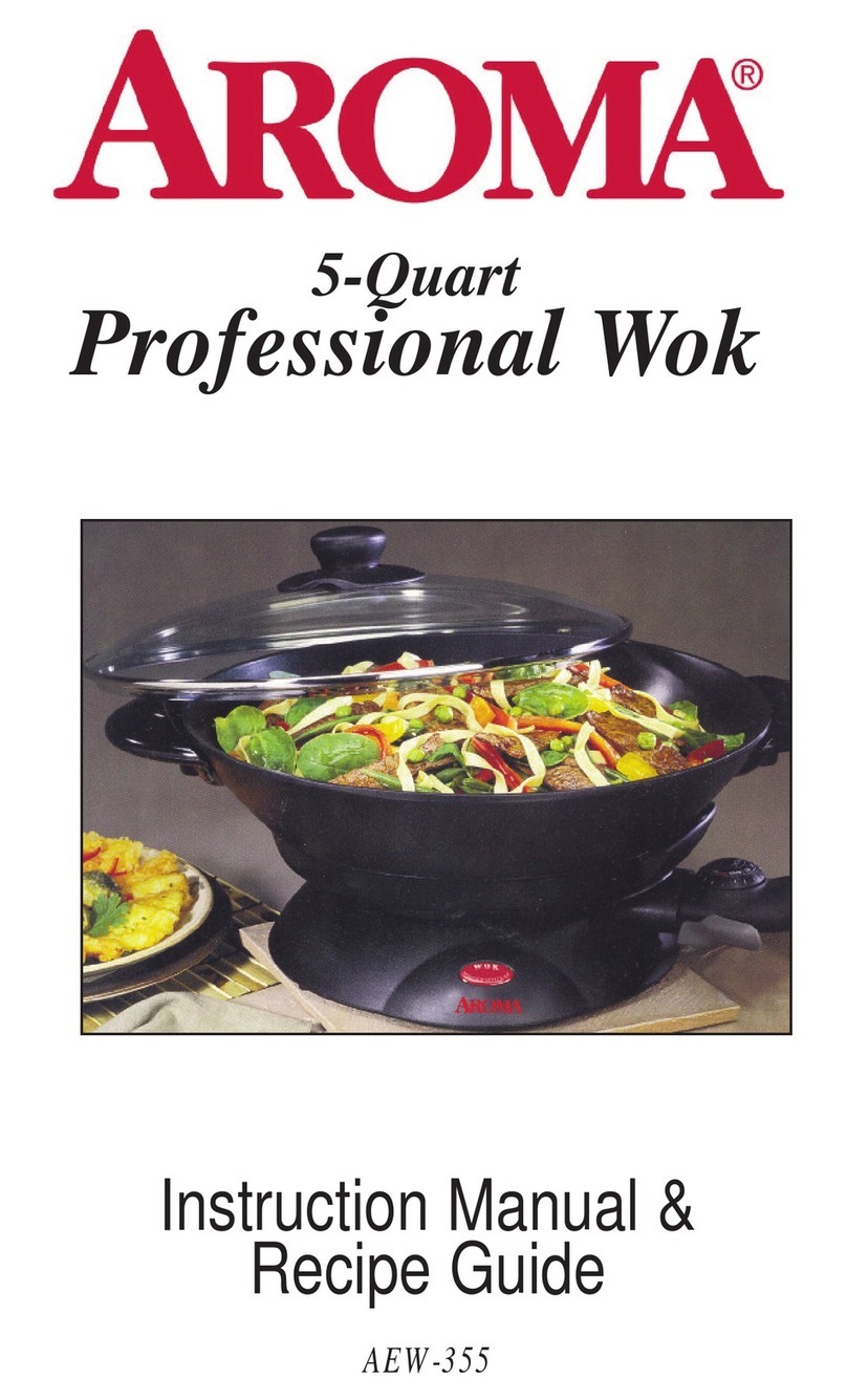 Aroma AEW-355 Instruction manual & recipe guide